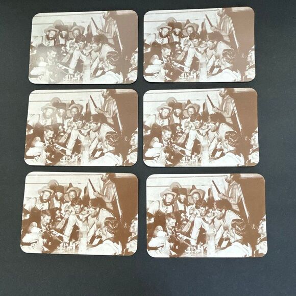 Vtg Western Postcards *Lot of 6* Cowboys Old West Collectors Series Gambling - Picture 1 of 6